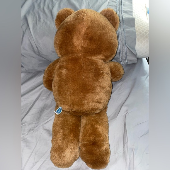 Dakin Brown Honey Jo Vintage 1986 20" Plush Teddy Bear Red Bow Tie Fun Farm - Picture 5 of 11